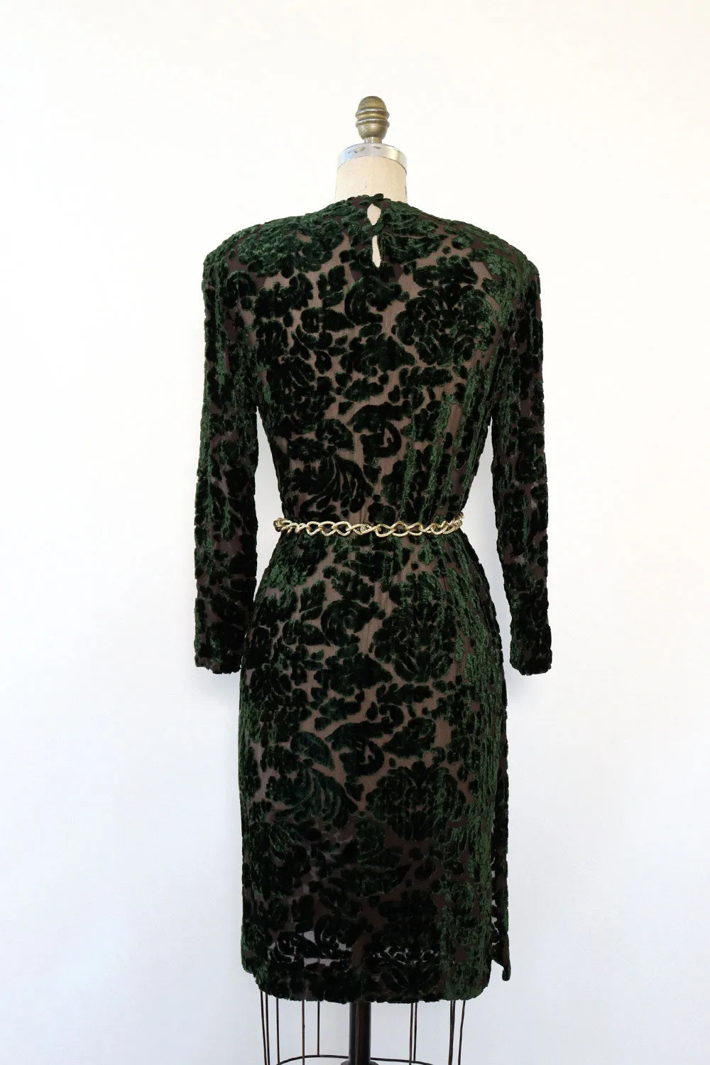 Anne Klein Ivy Velvet Burnout Dress XS/S