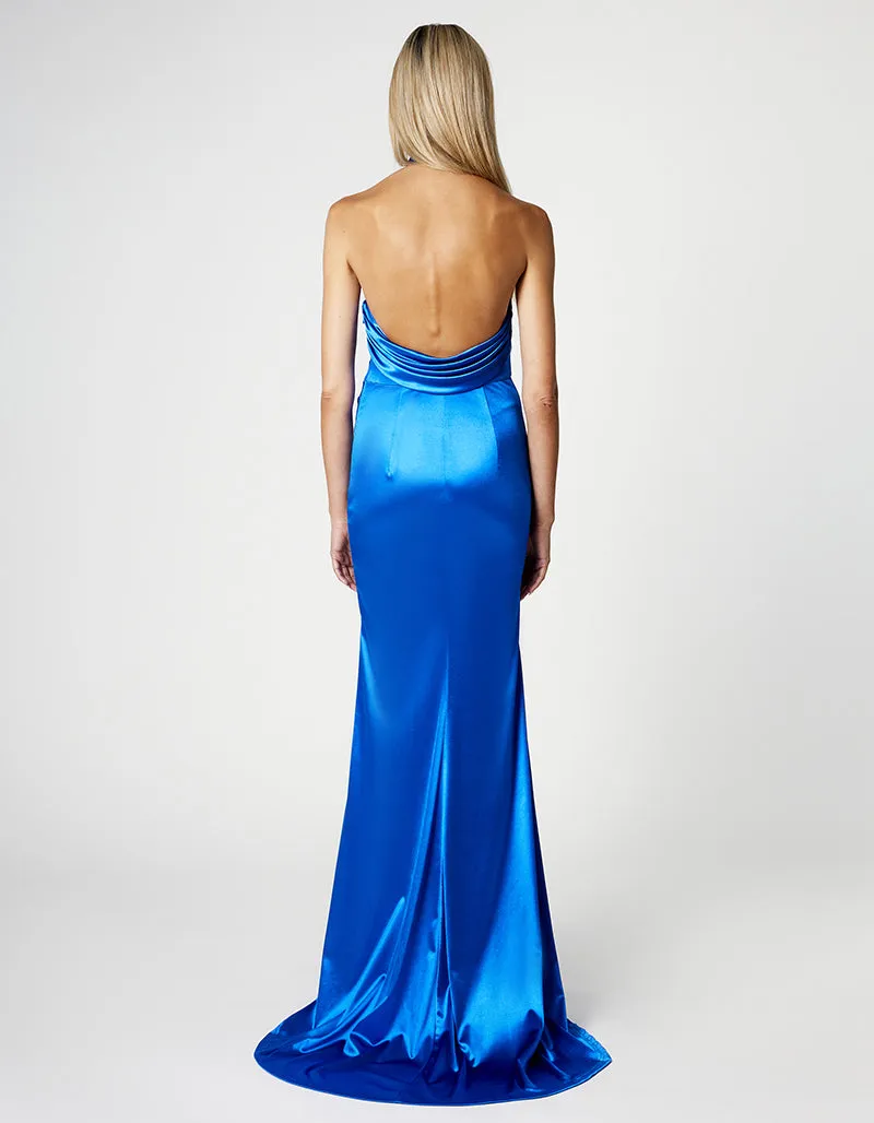 EMBER HALTER COWL BACK MAXI BL66D15L