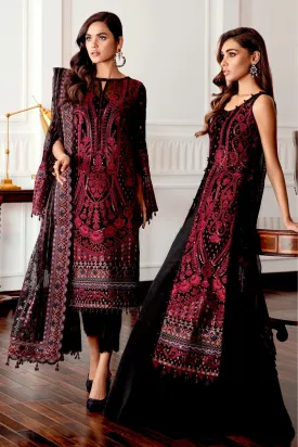 Jazmin Eid Festive Chiffon Collection – Black Rococo