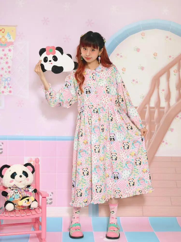 Printed loose long dress【s0000007674】