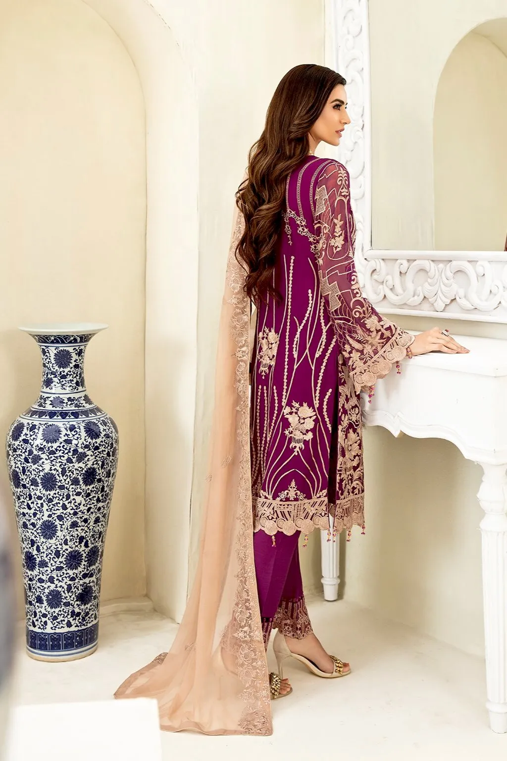 Ramsha Chevron Luxury Chiffon Collection Vol-3 – A-307